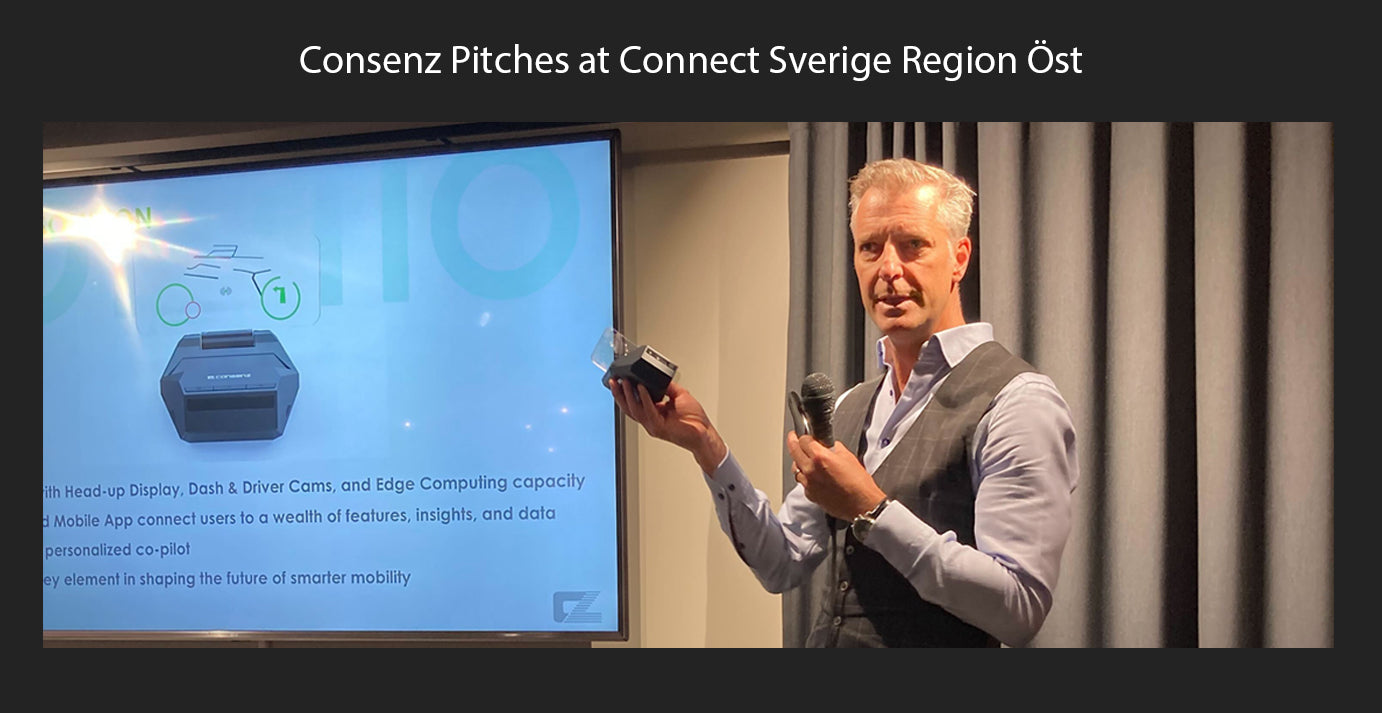 Consenz Pitches at Connect Sverige Region Öst